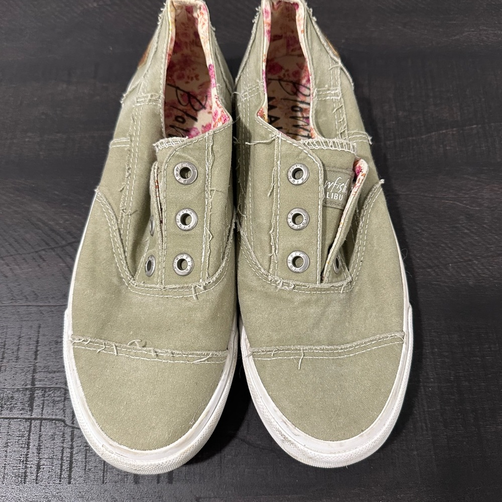Blowfish Malibu Olive Green Women's Casual Loafers